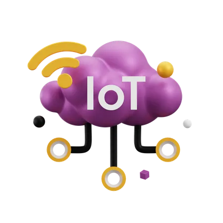 Internet Of Things  3D Icon