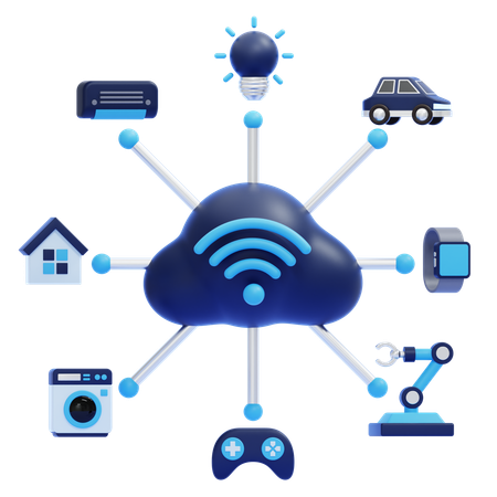 Internet of Things  3D Icon