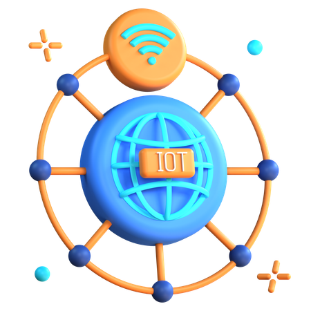 Internet Of Things  3D Icon