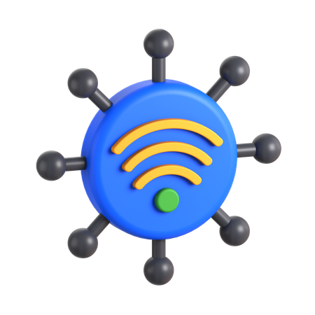 Internet of Things IoT  3D Icon