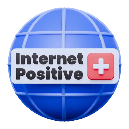 Internet Positive  3D Icon