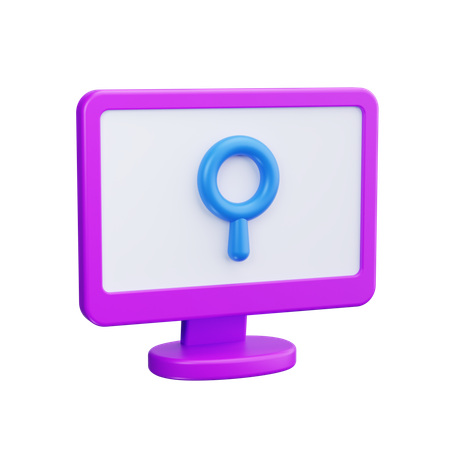 Internet research  3D Icon