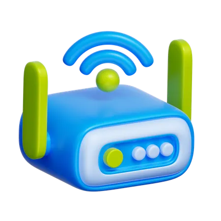 Internet Router  3D Icon