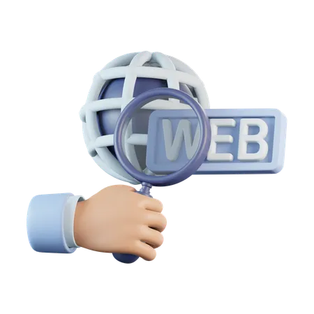 Internet Seacrh  3D Icon