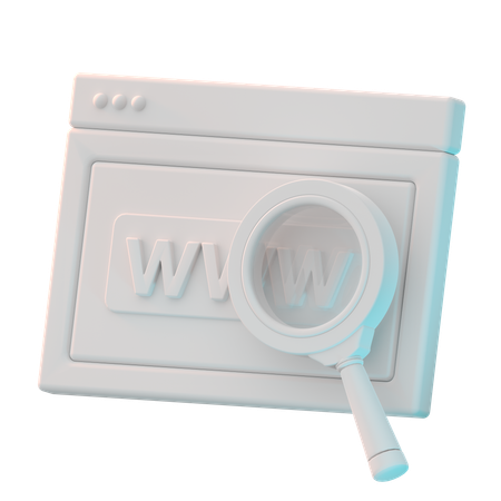 Internet Search  3D Icon