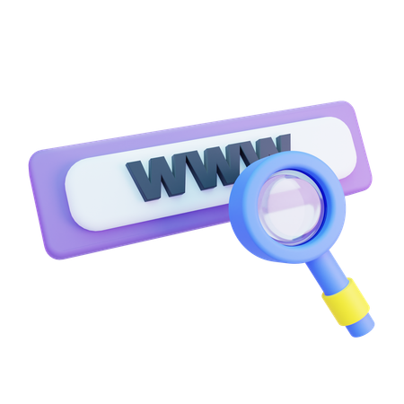 Internet Search  3D Icon