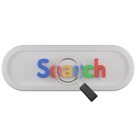 Internet Search Engine  3D Icon