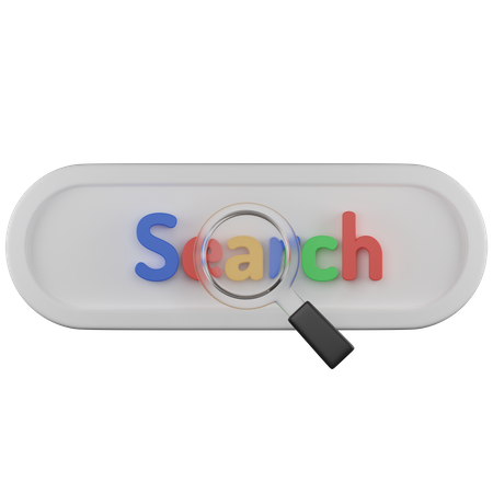 Internet Search Engine  3D Icon