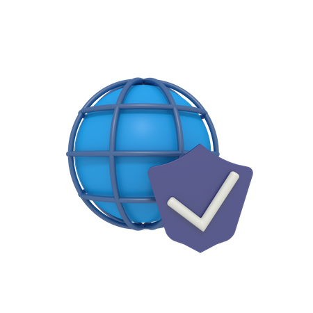 Internet security  3D Icon