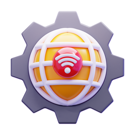 INTERNET SETTINGS  3D Icon