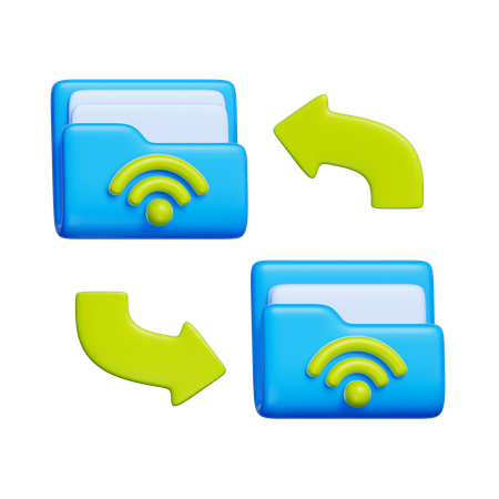 Internet Sharing  3D Icon
