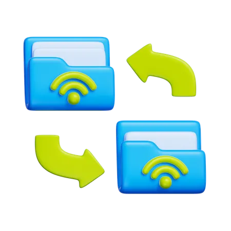 Internet Sharing  3D Icon