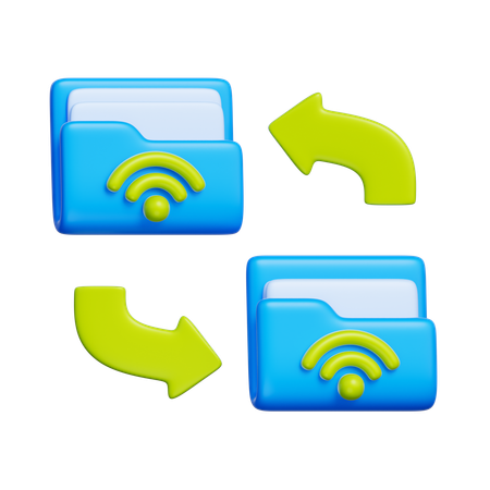 Internet Sharing  3D Icon