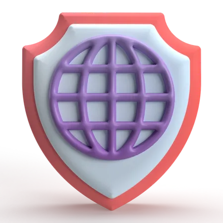 Internet sicherheit  3D Icon