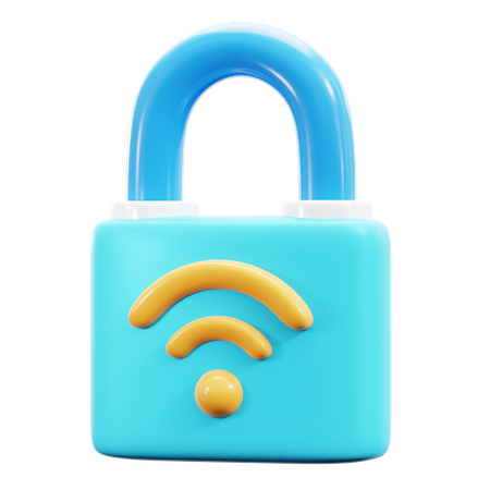 Internet sicherheit  3D Icon