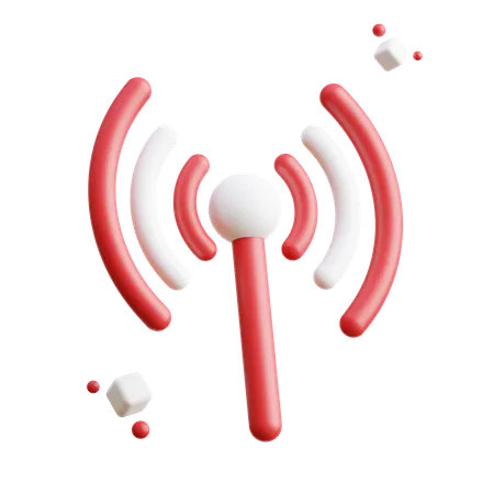 Internet Signal  3D Icon