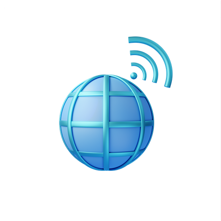 Internet Signal 3D Icon