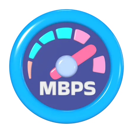 This Is Internet Speed 3 D Render Illustration Icon It Comes As A High Resolution PNG File Isolated On A Transparent Background The Available 3 D Model File Formats Include BLEND OBJ FBX And GLTF 3D Icon