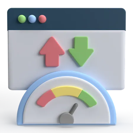 Internet Speed  3D Icon