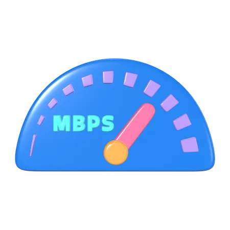 Internet Speed  3D Icon