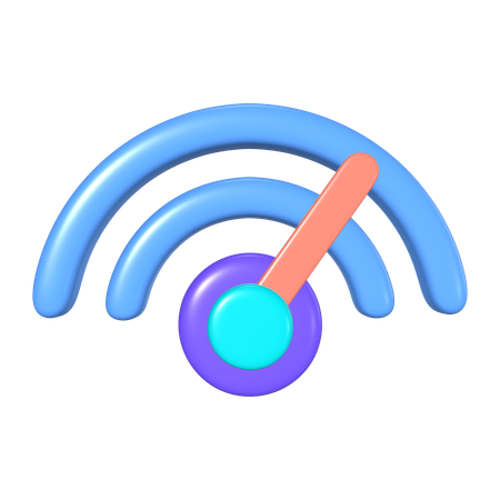 Internet Speed  3D Icon