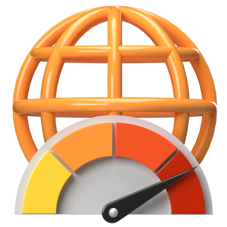 Internet Speed  3D Icon