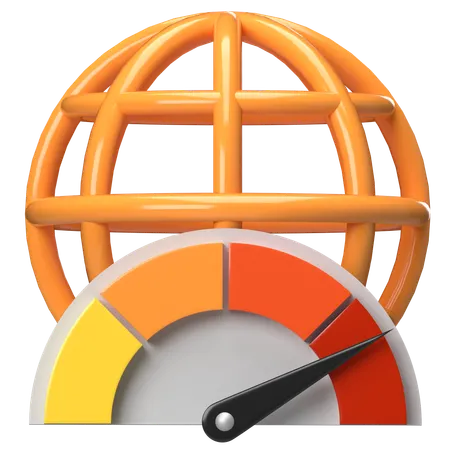 Internet Speed  3D Icon