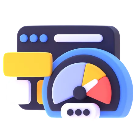 Internet Speed  3D Icon