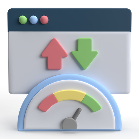 Internet Speed  3D Icon