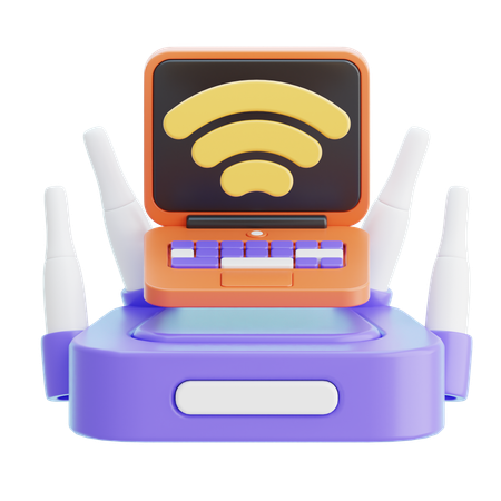 Internetverbindung  3D Icon