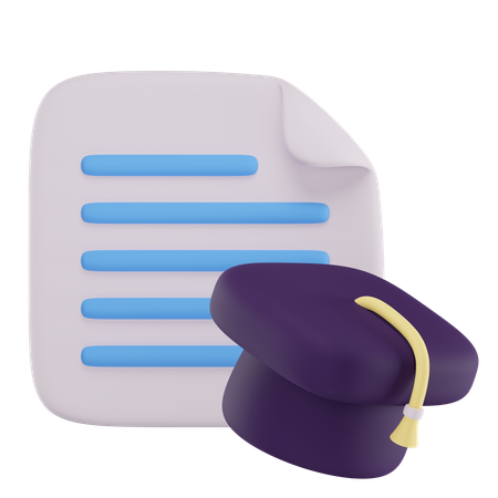 Internship  3D Icon