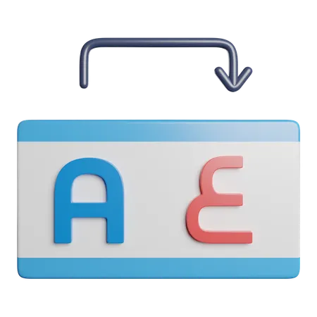 Interpreter Translator Language  3D Icon