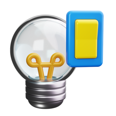 Interruptor de luz  3D Icon