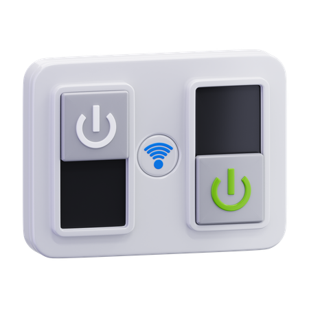 Interruptor de luz inteligente  3D Icon