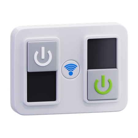 Interruptor de luz inteligente  3D Icon