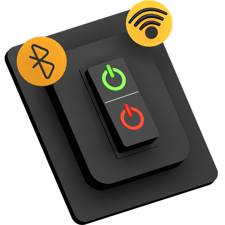 Interruptor de luz inteligente  3D Icon