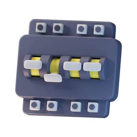 Interruptor de transferencia  3D Icon