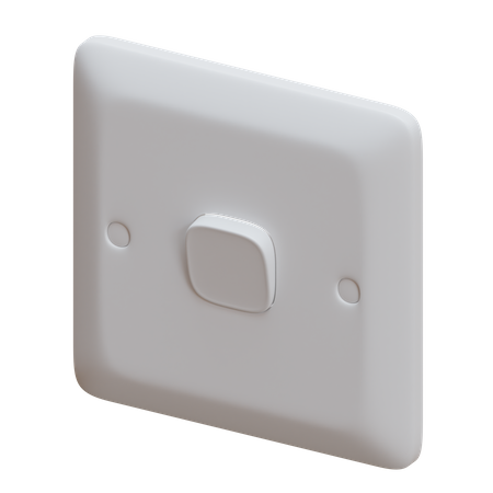 Interruptor de un solo botón  3D Icon