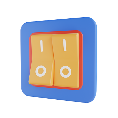 Interruptor eléctrico  3D Icon