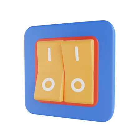 Interruptor elétrico  3D Icon