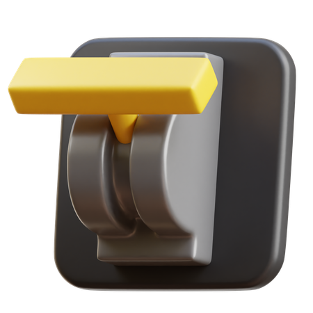 Interruptor mcb  3D Icon