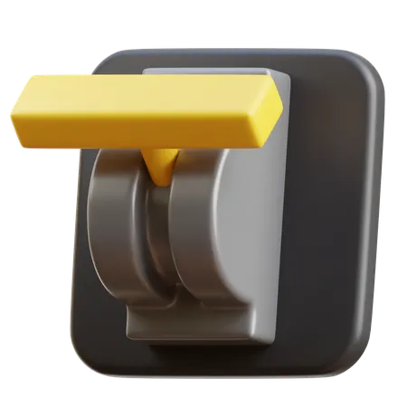 Interruptor mcb  3D Icon