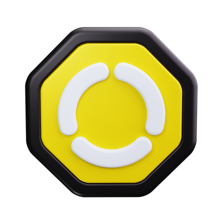 Intersección circular  3D Icon