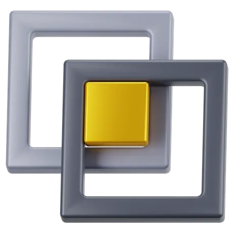 交差する  3D Icon