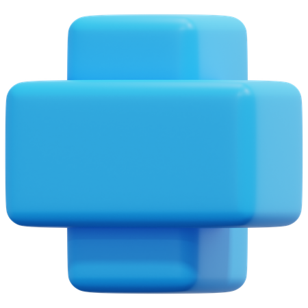 Intersect Abstract Shape  3D Icon