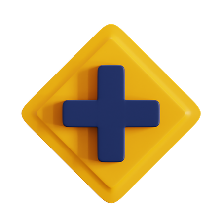 Intersection  3D Icon