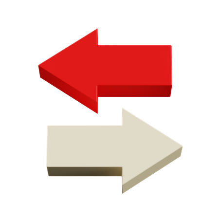 Intersection Arrow  3D Icon