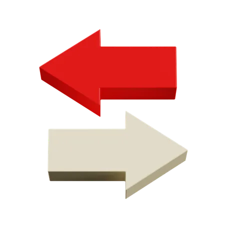 Intersection Arrow  3D Icon