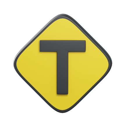 Intersection de route  3D Icon