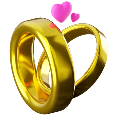 Intertwined Rings  3D Icon